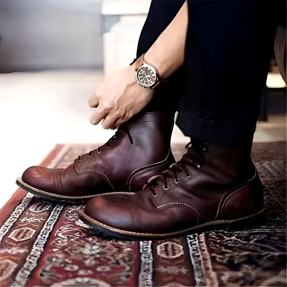 Garrick - Botas retro resistentes