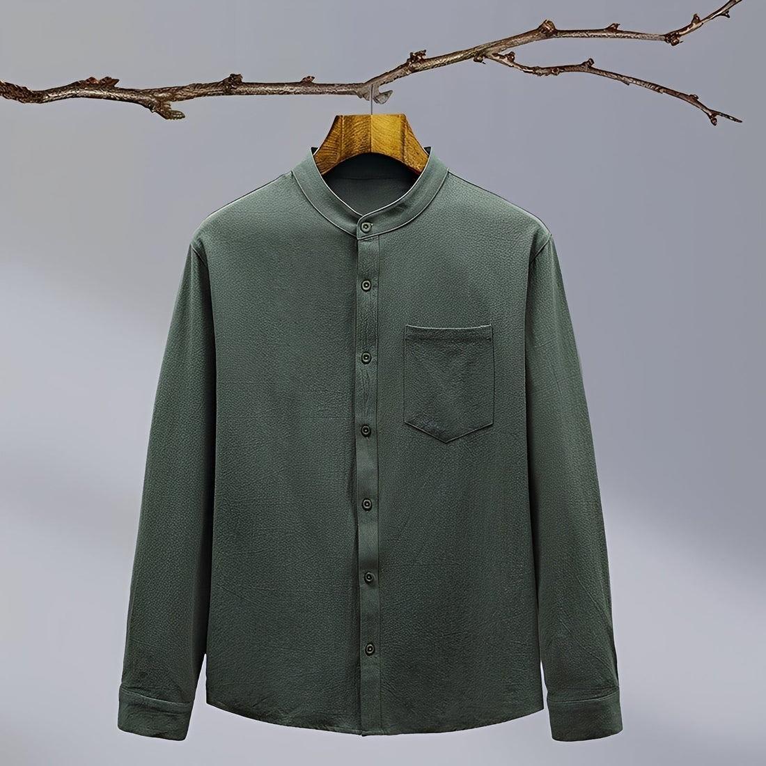 Maxwell - Camisa Cómoda de Manga Larga