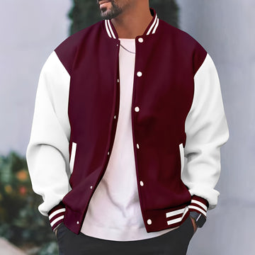 Greg - Chaqueta bomber elegante y holgada para hombres