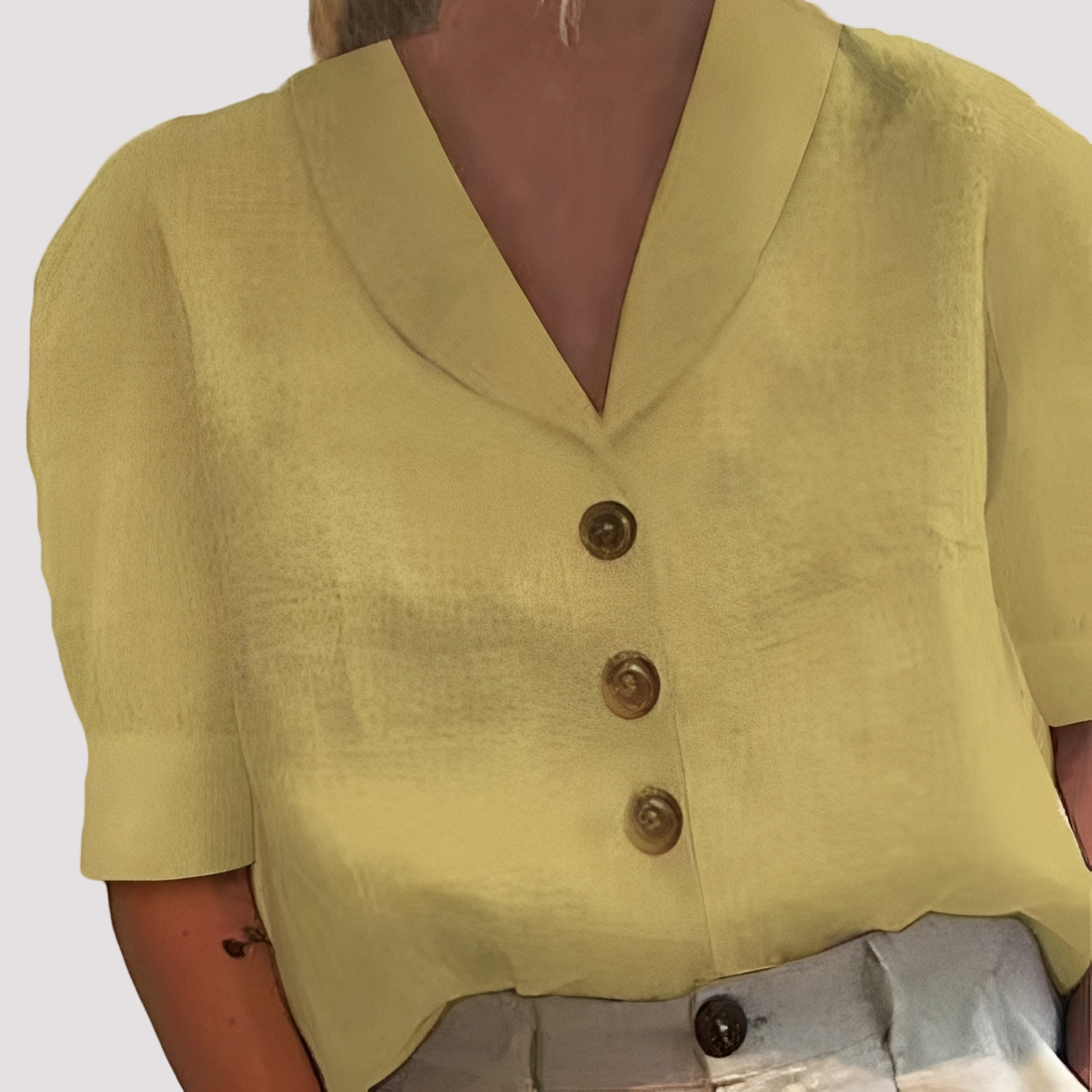 Mariyah - Blusa de Cuello en V