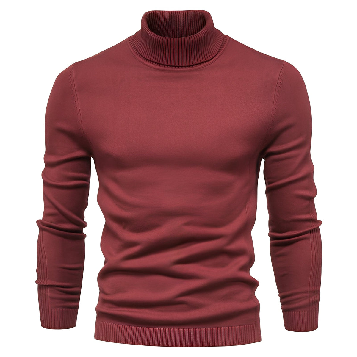 Carson - Suéter de cuello alto elegante