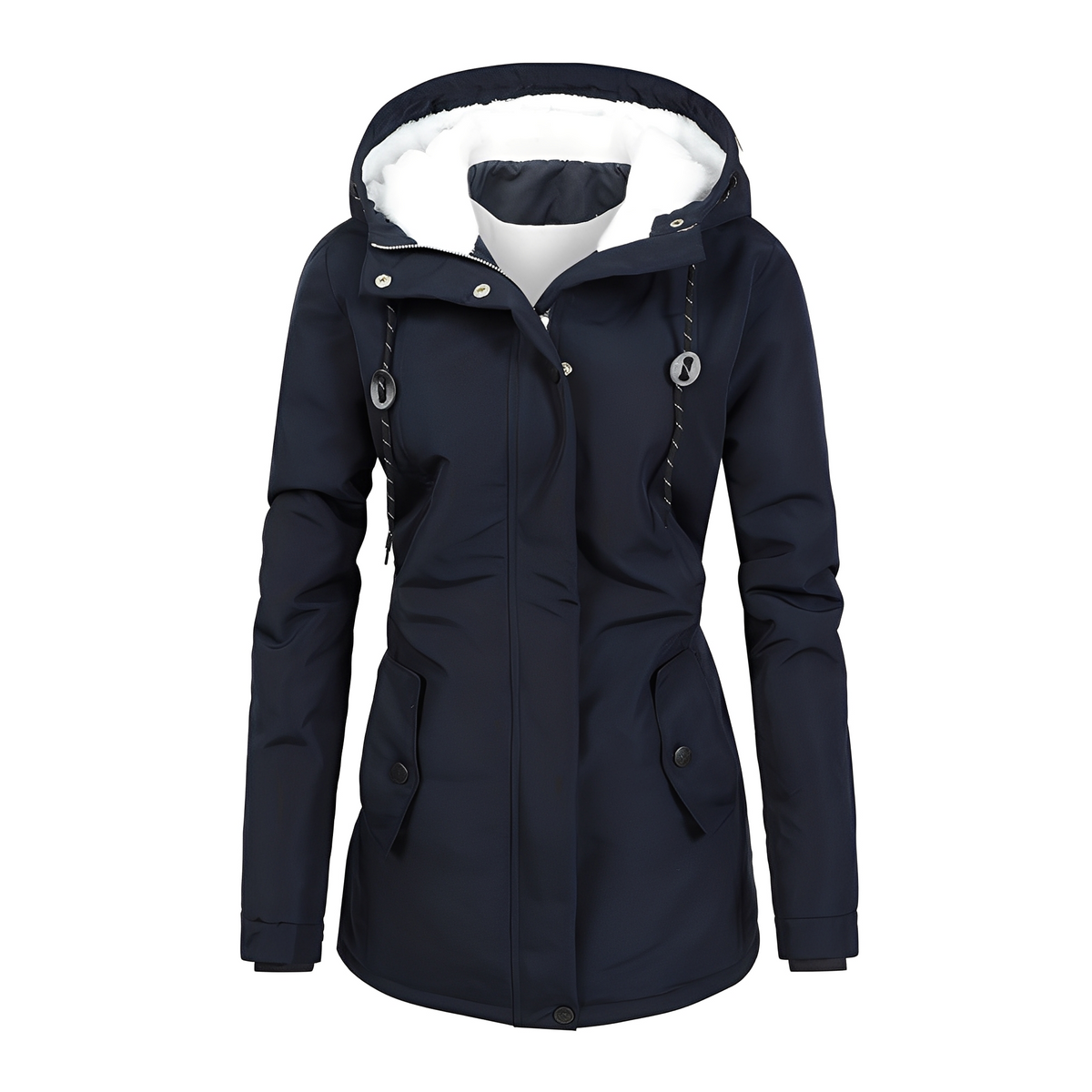 Hilary - Chaqueta con capucha elegante y cómoda