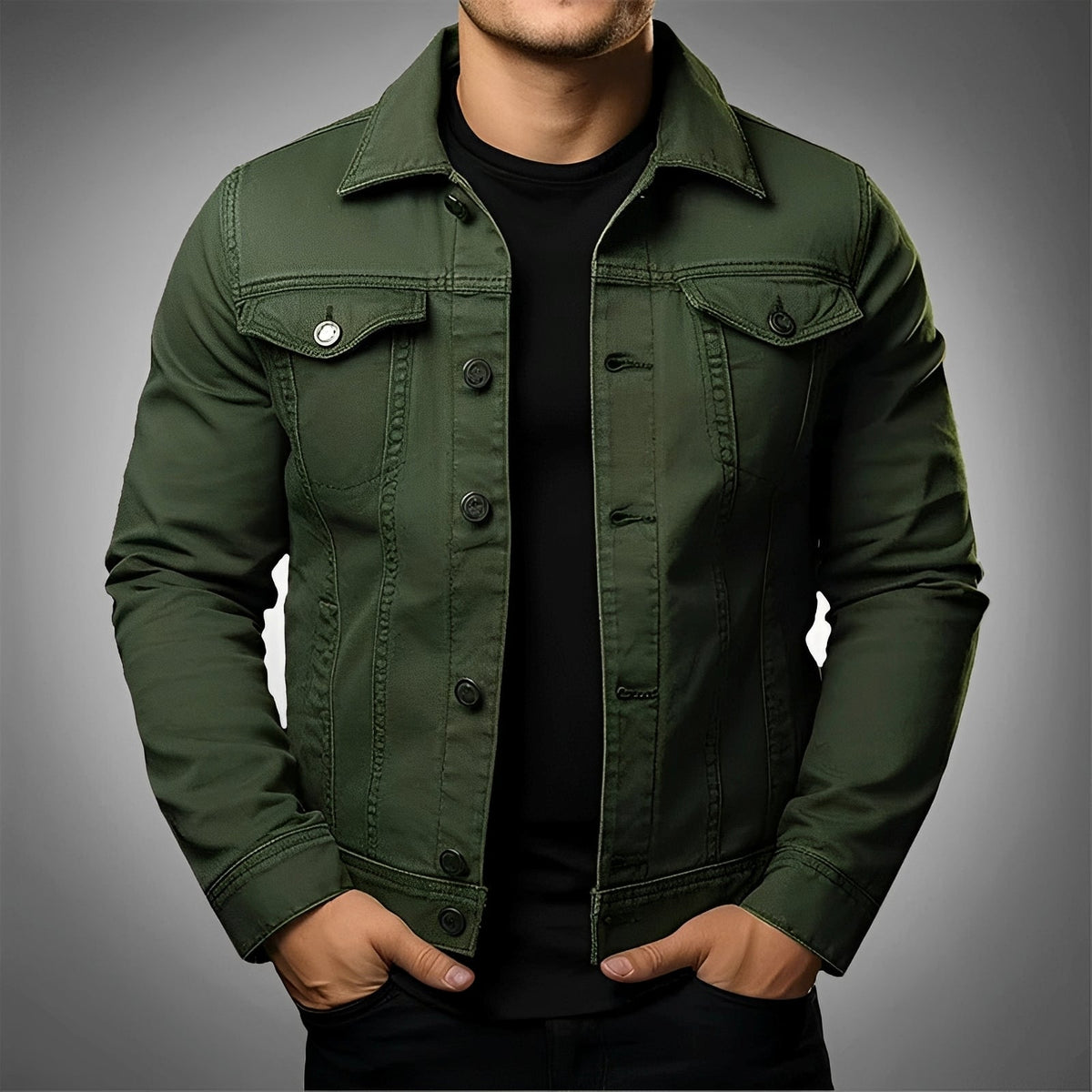 Leroy - Chaqueta vaquera elegante para hombres