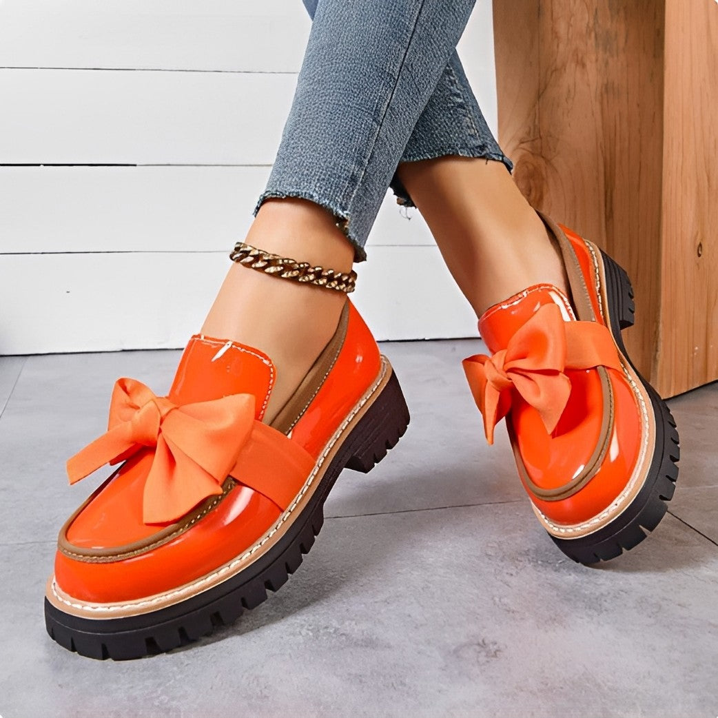 Miley - Mocasines Elegantes con Lazo