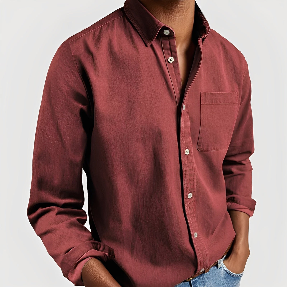 Tanner - Camisa informal con botones