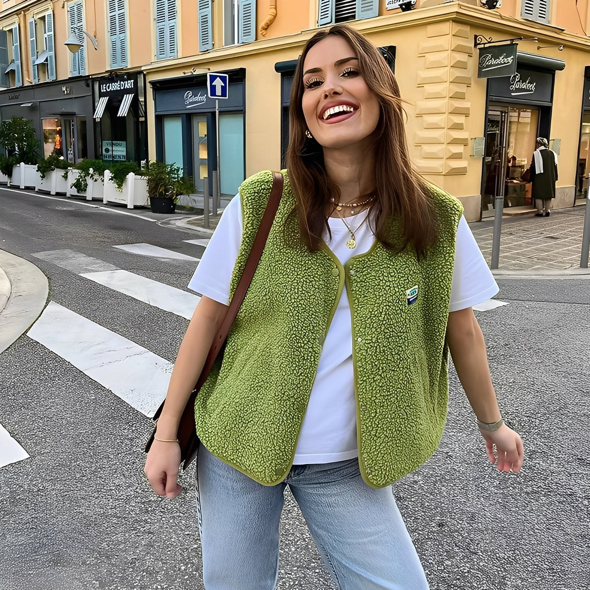 Vanessa - Chaleco acogedor y cálido