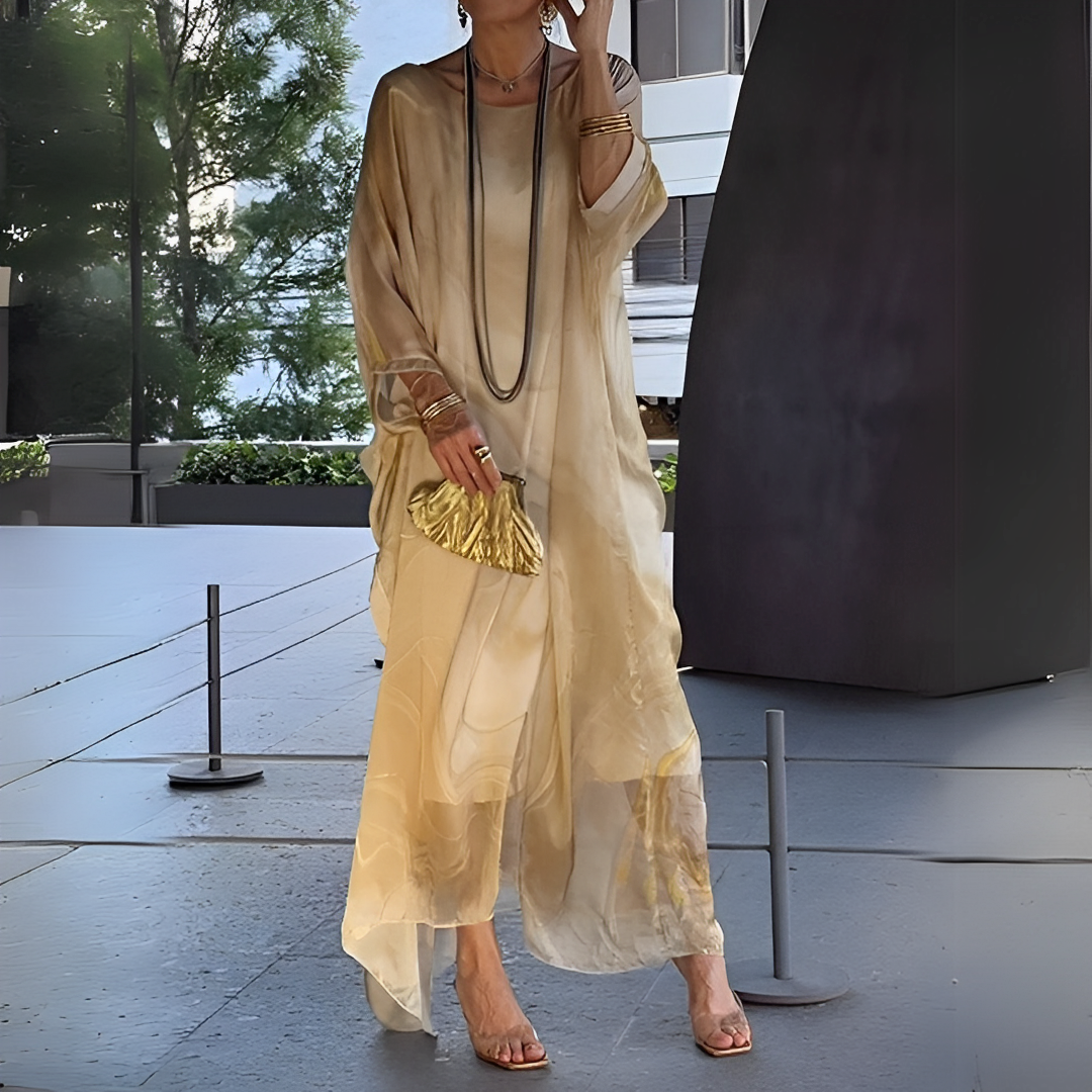 Emory - Vestido Elegante de Chiffon para Mujer