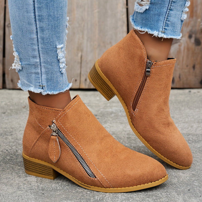 Mia - Botas con cremallera