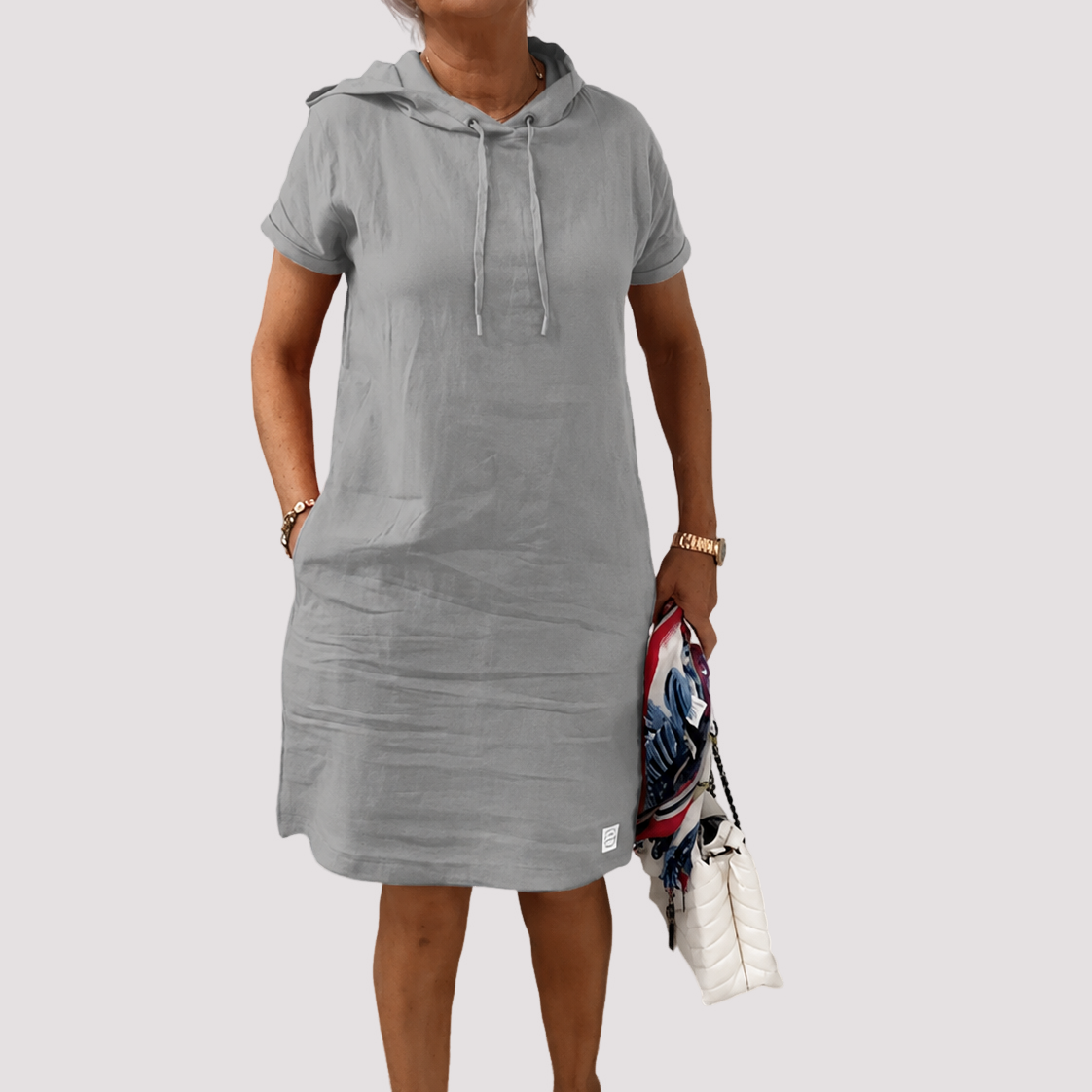 Ava - Vestido con Capucha Elegante