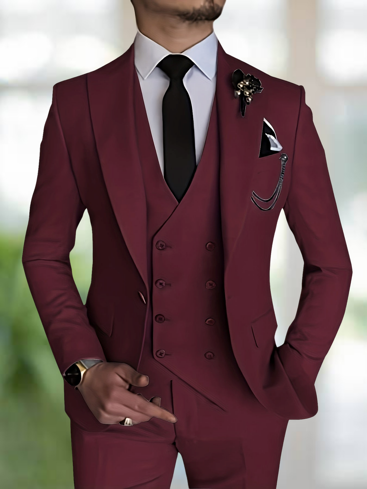 Orson – Traje Slim Fit de 3 Piezas para Hombres