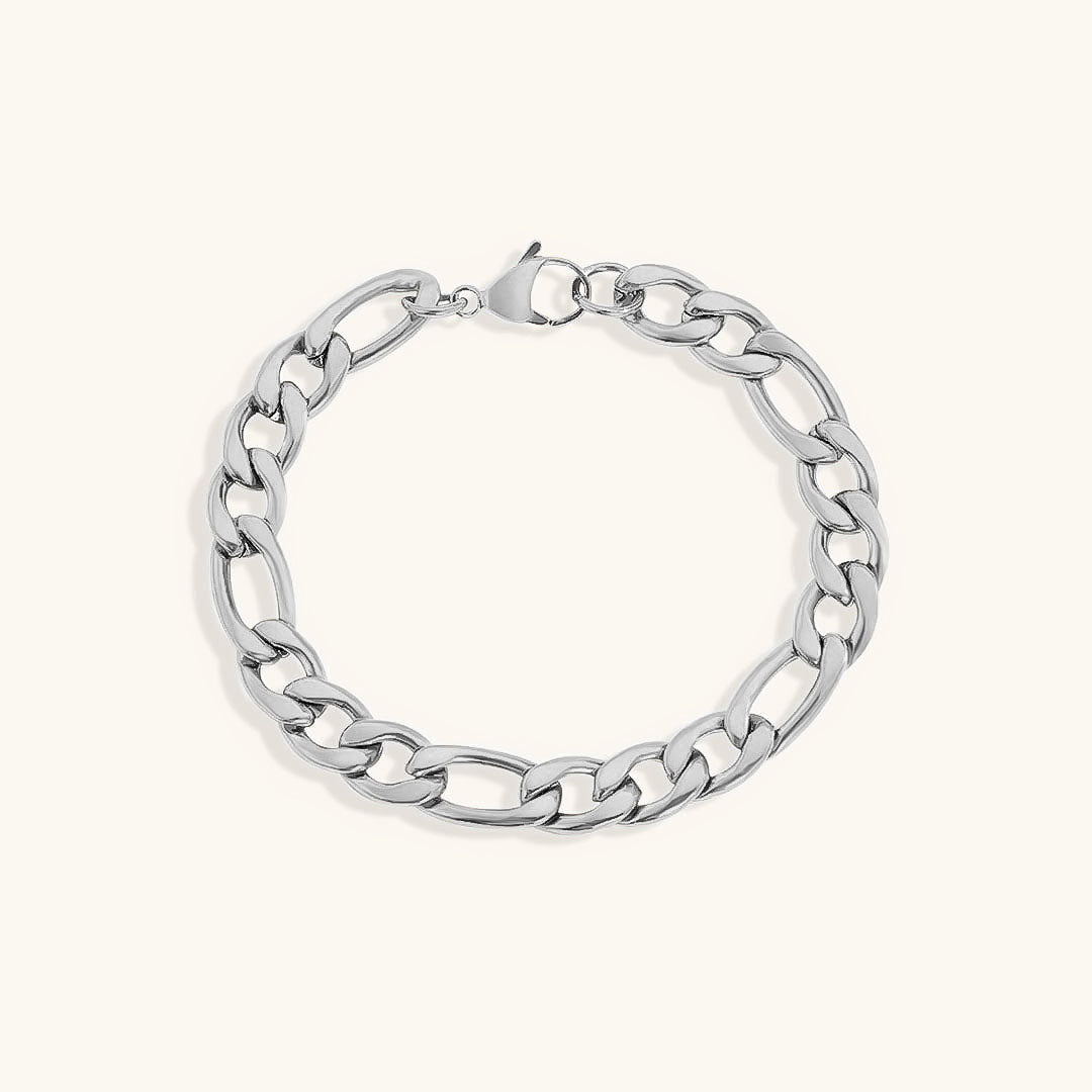 Saturn - Pulsera de eslabones dorados