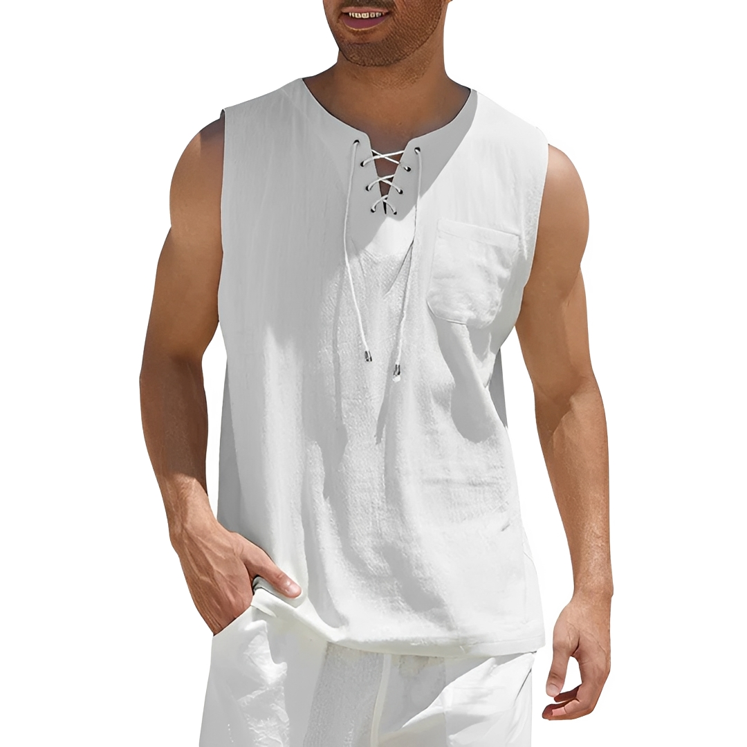 Junziem - Camisa de verano ligera y moderna para hombre