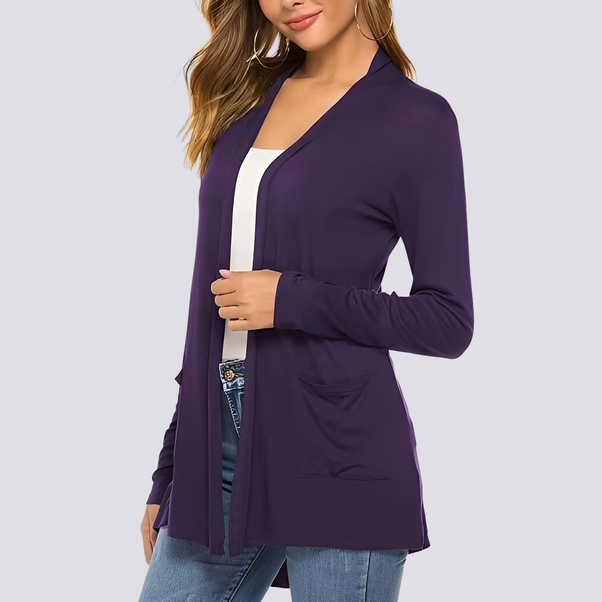 Bertha - Chaqueta Casual de Manga Larga