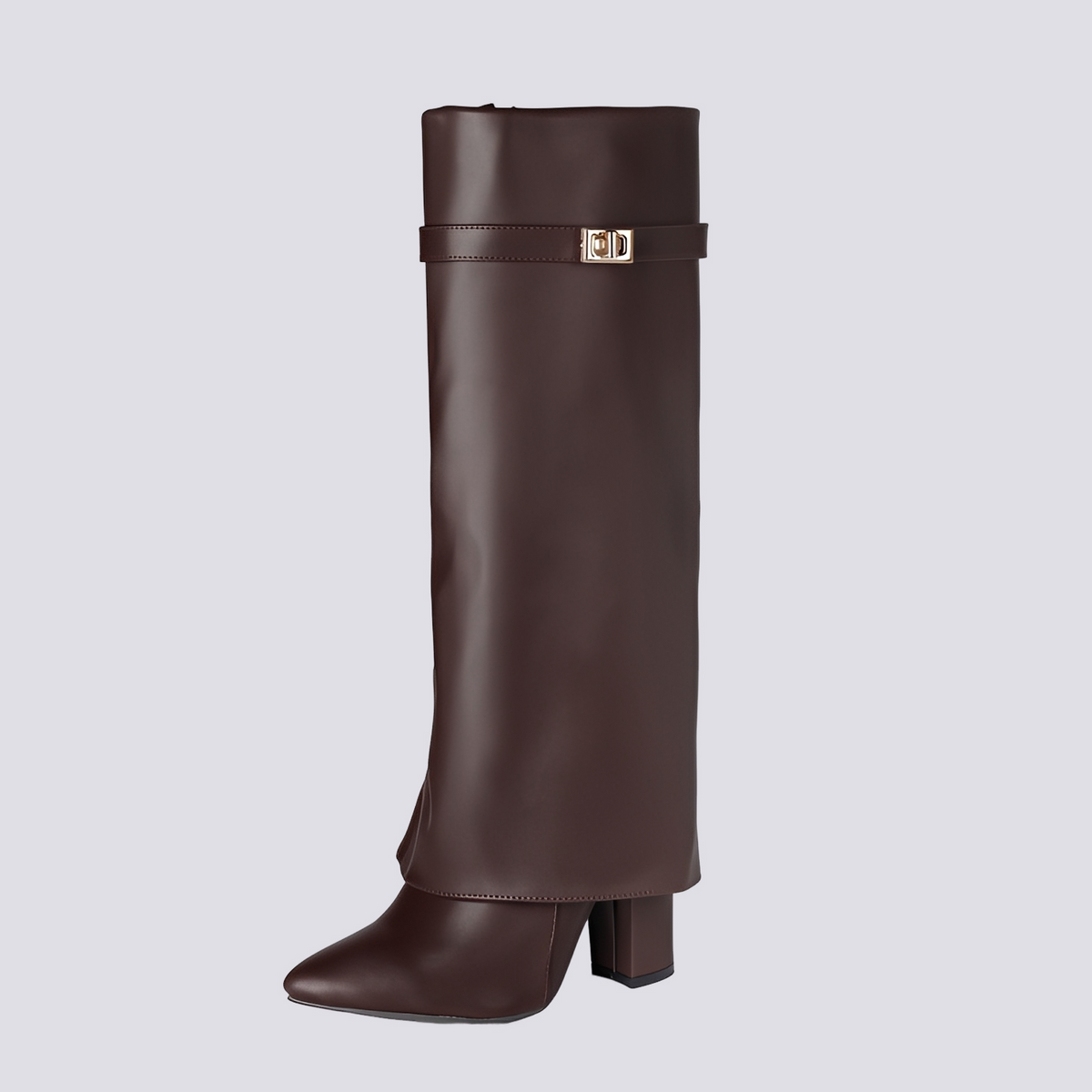 Jacqueline - Botas Elegantes con Tacón de Bloque