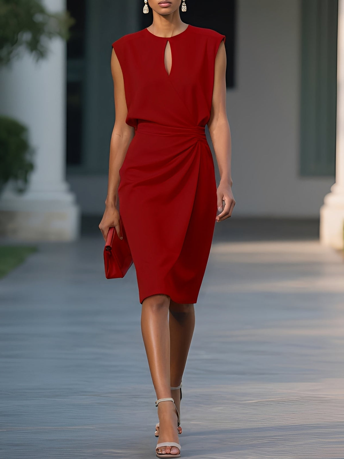 Ashley – Vestido midi para mujer – para ocasiones festivas