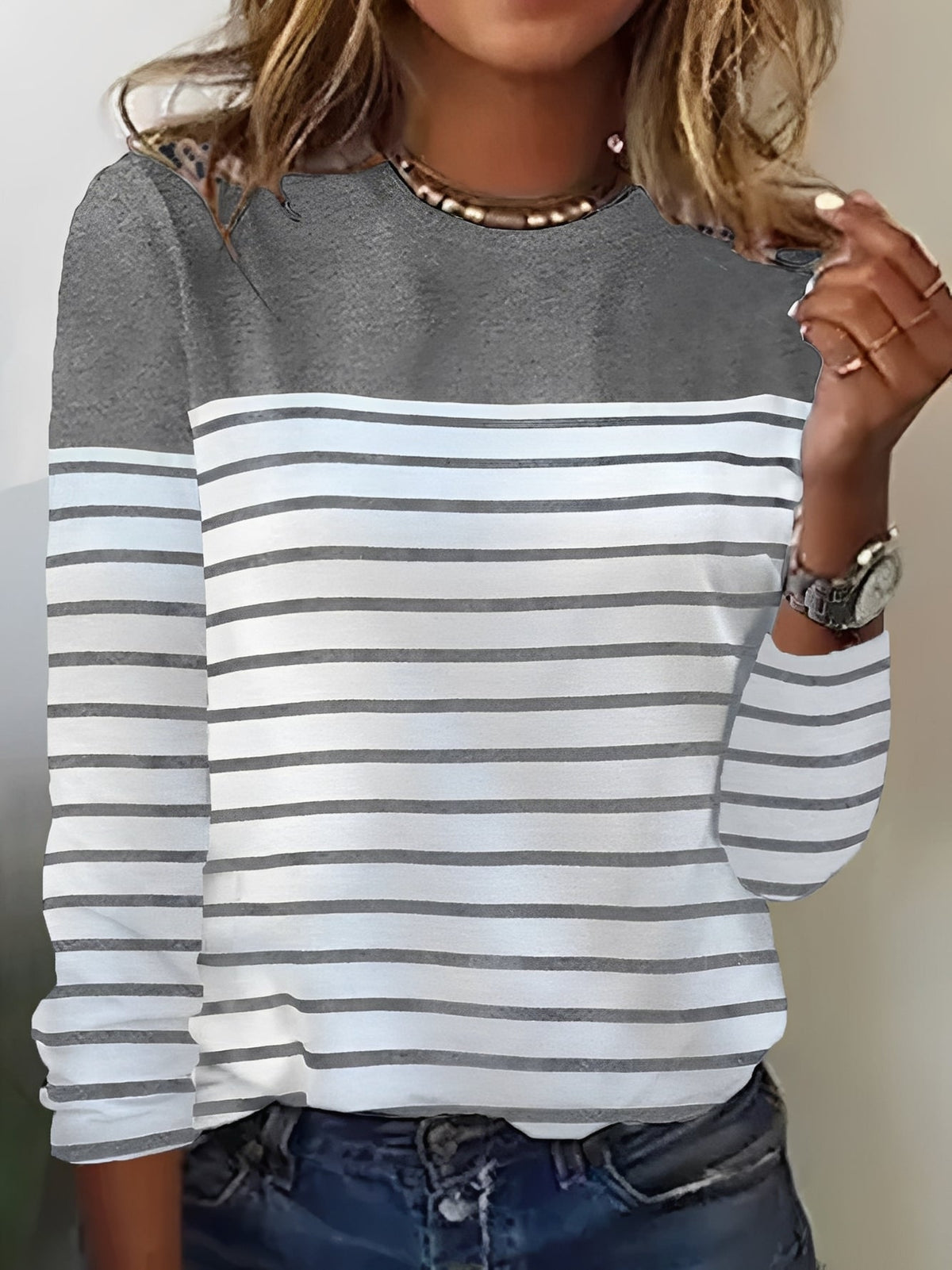 Samantha - Camisa de Manga Larga Mujer - Elegante y Casual