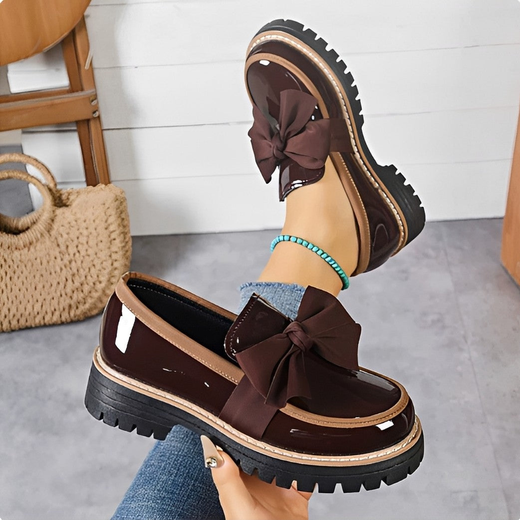 Miley - Mocasines Elegantes con Lazo