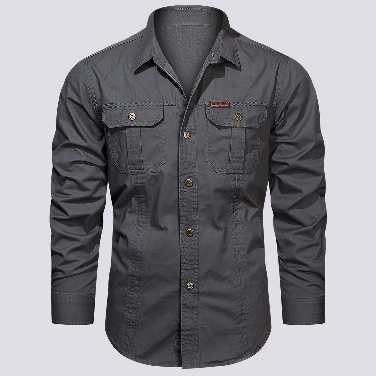 Franklin - Camisa Casual de Manga Larga