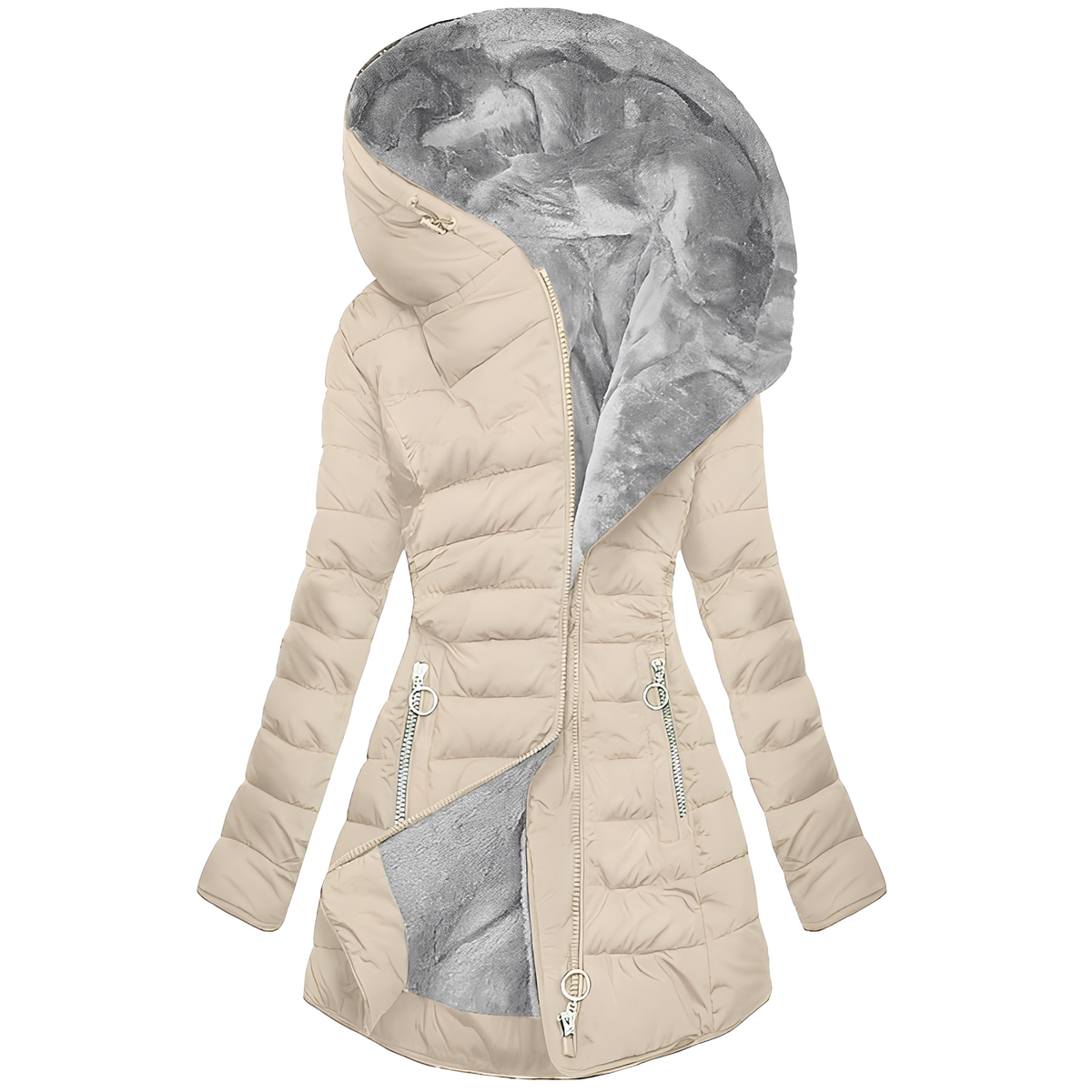 Jasmine - Chaqueta moderna con capucha para mujeres