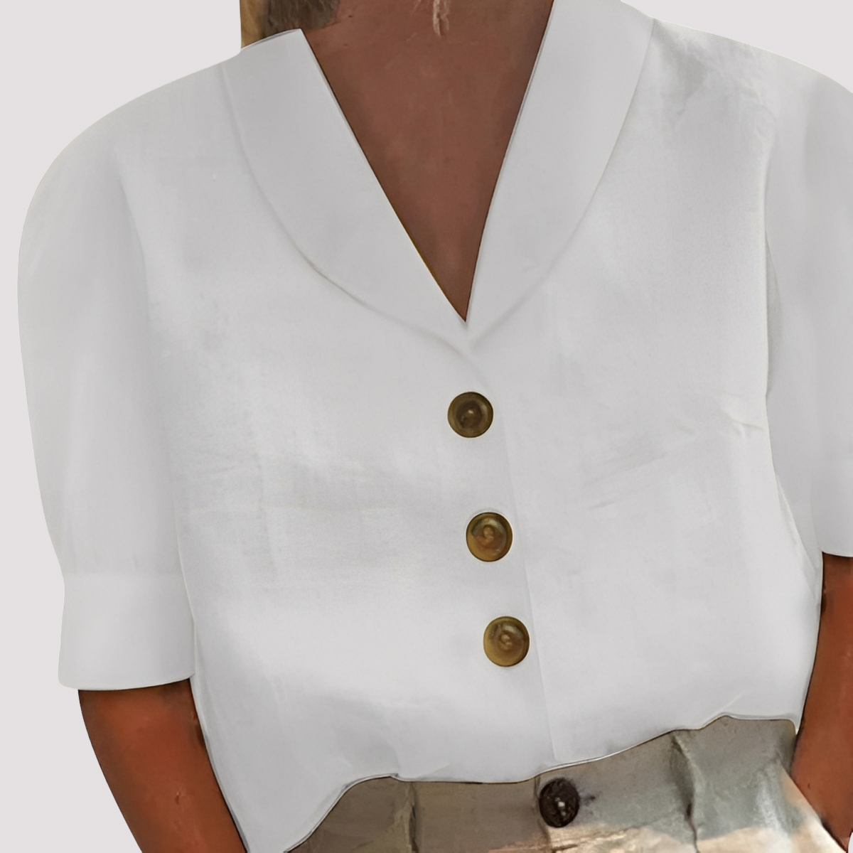 Mariyah - Blusa de Cuello en V