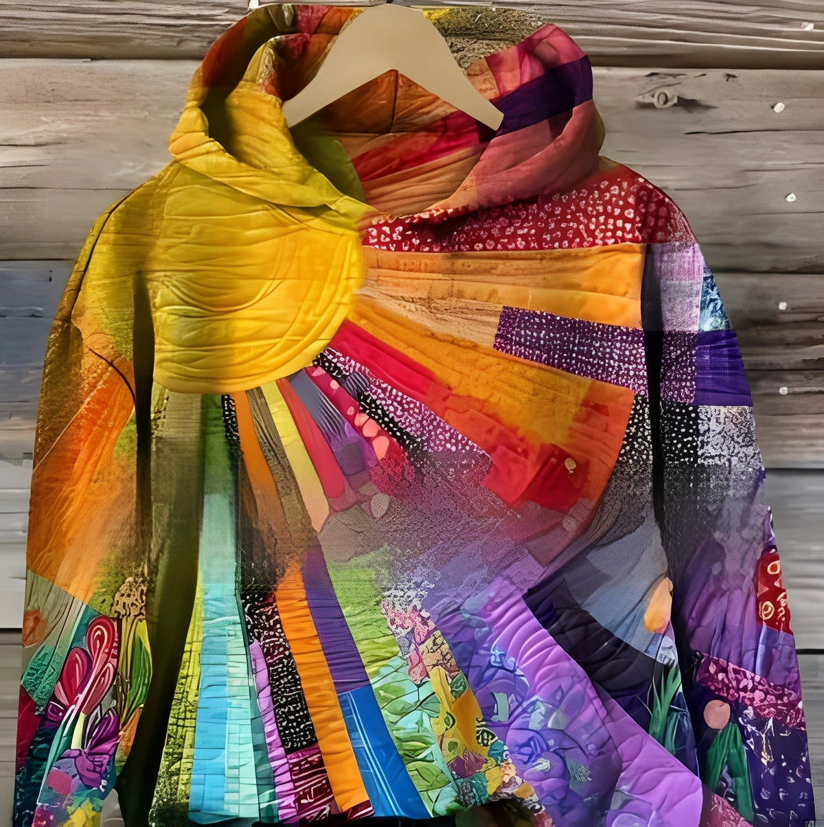 Séraphine - sudadera con capucha imprimida digital para mujeres