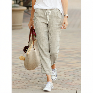 Avery - Pantalones casuales con cordón