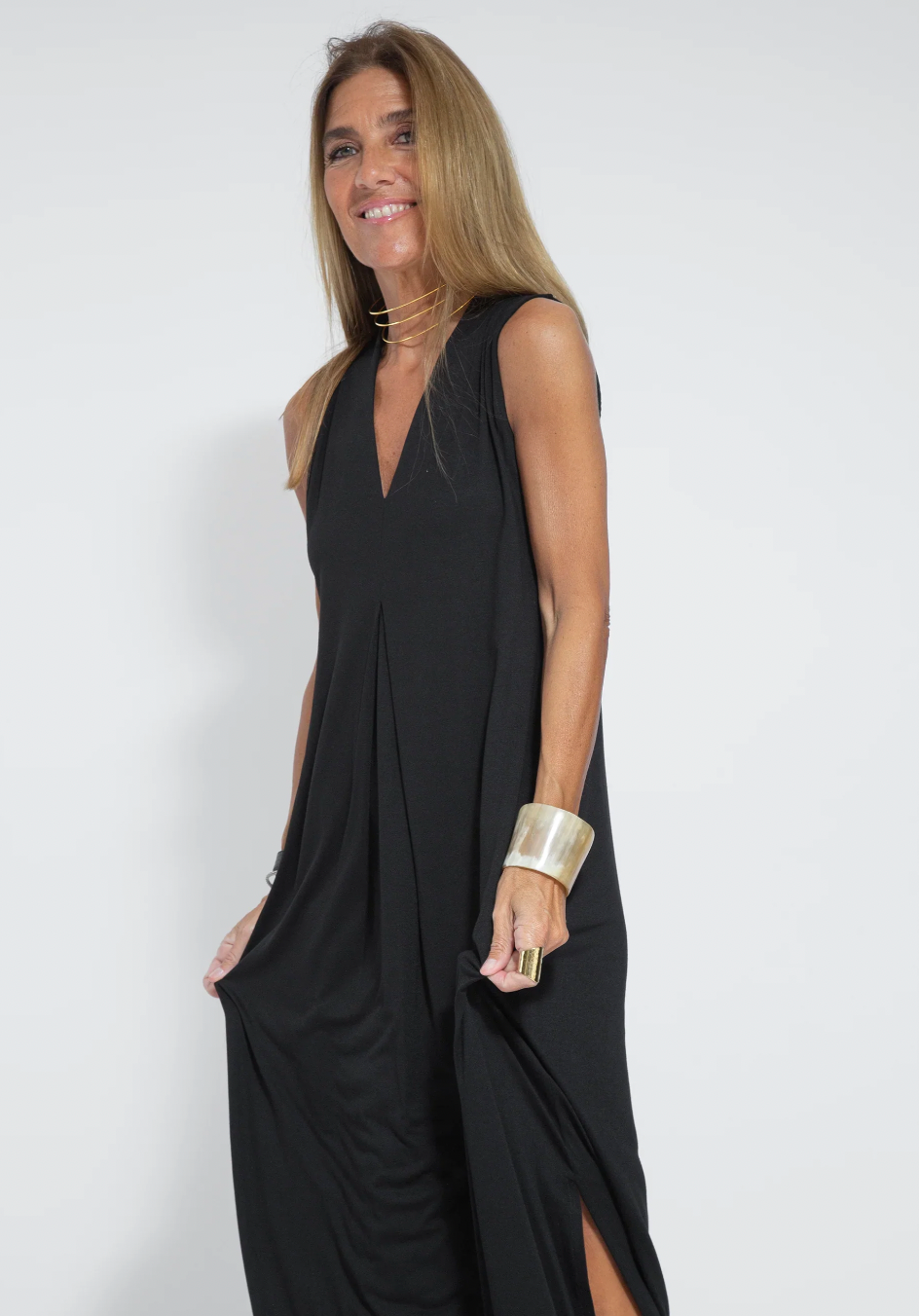 Charlot - Vestido y chaleco de mujer, elegante y cómodo.