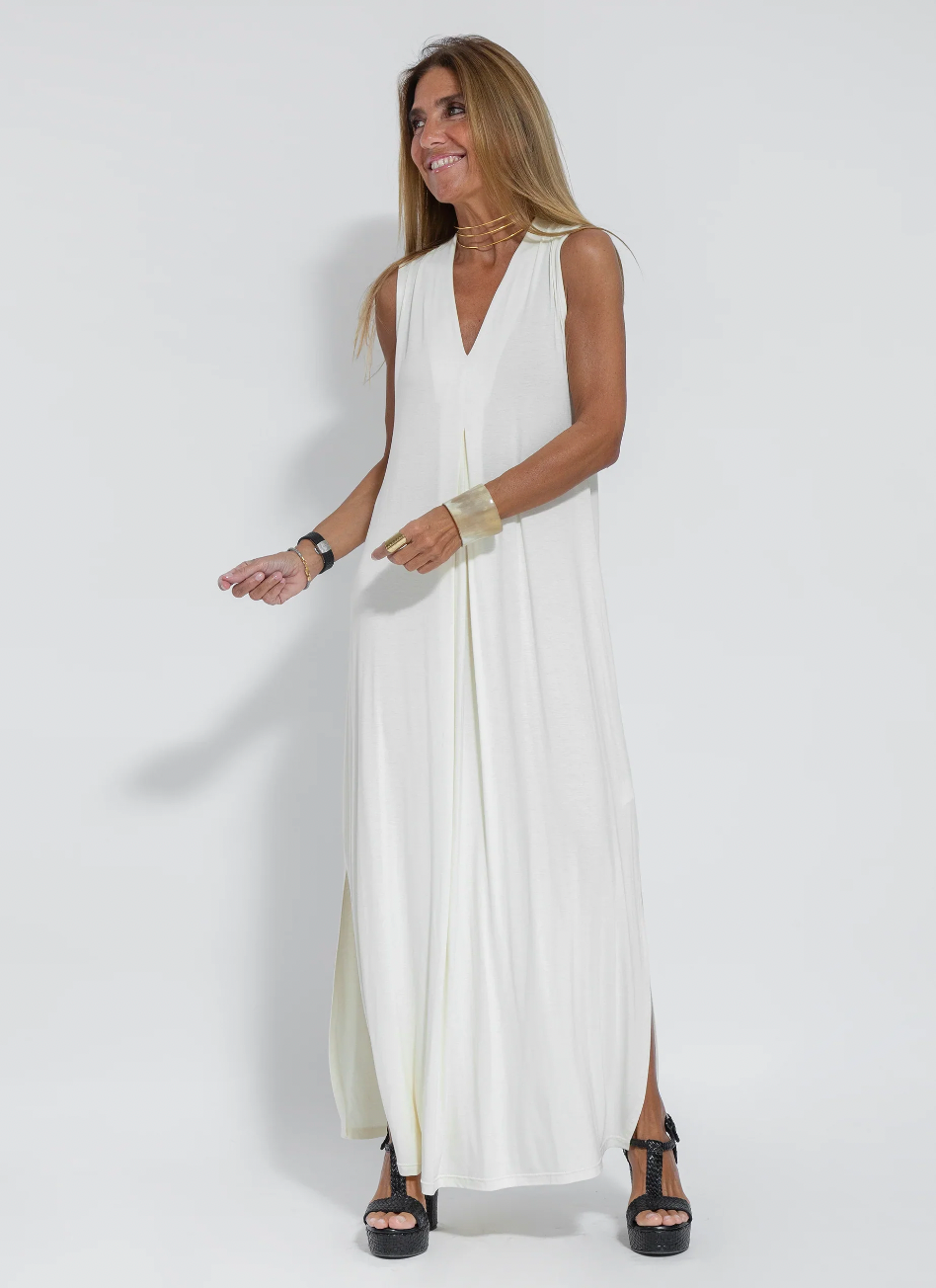 Charlot - Vestido y chaleco de mujer, elegante y cómodo.
