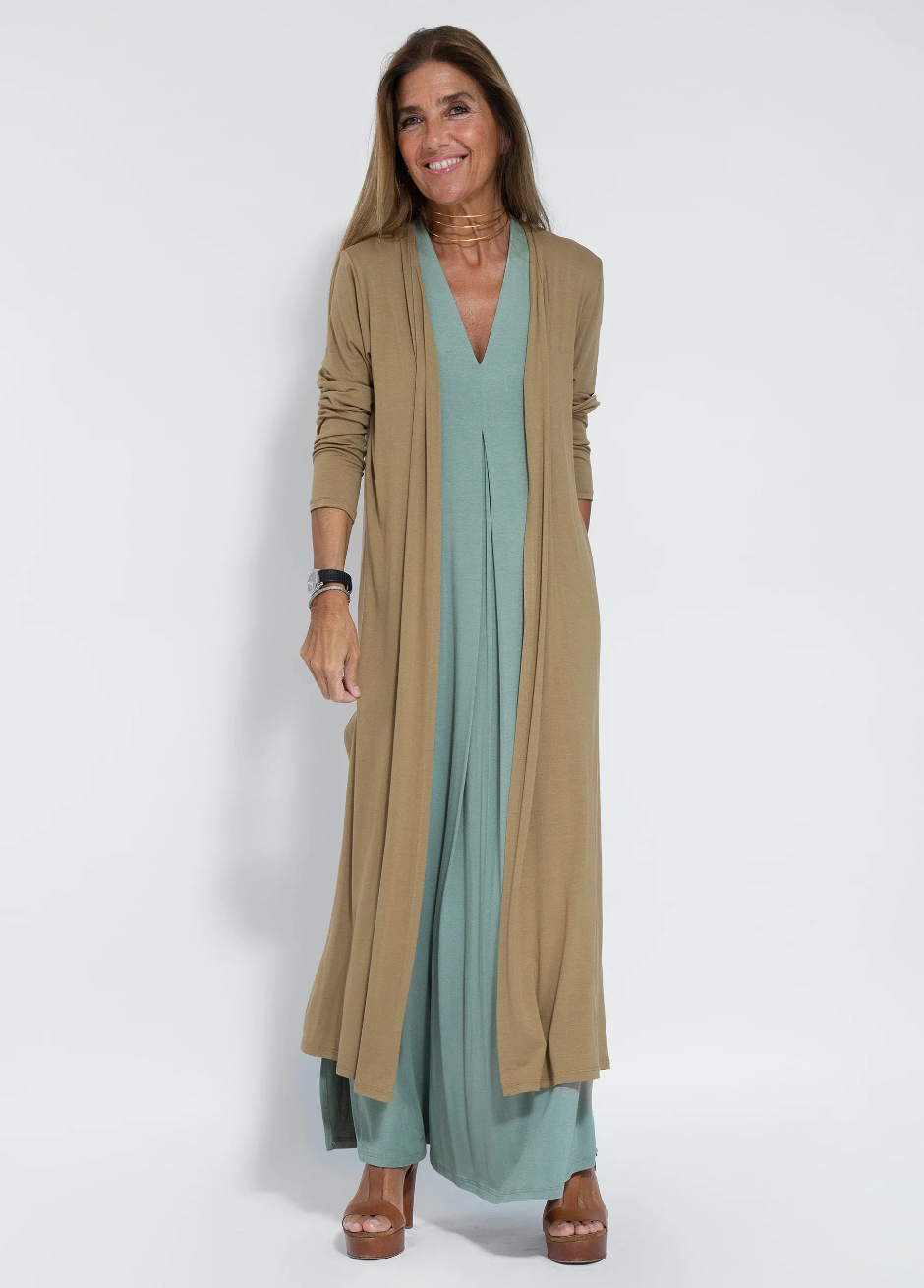 Charlot - Vestido y chaleco de mujer, elegante y cómodo.