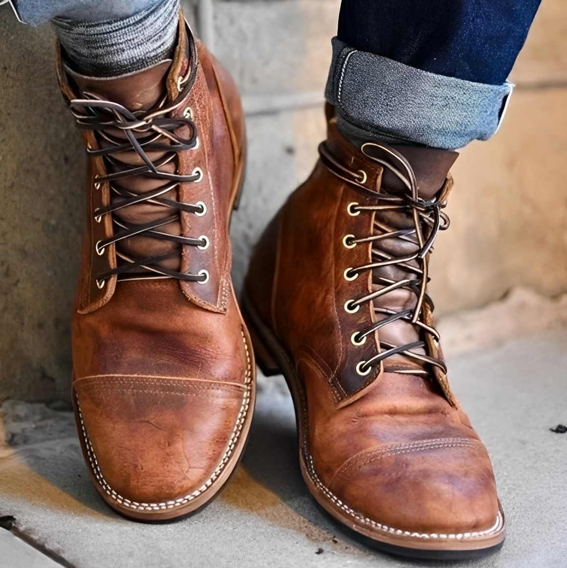 Volker - Botas con cordones cómodas