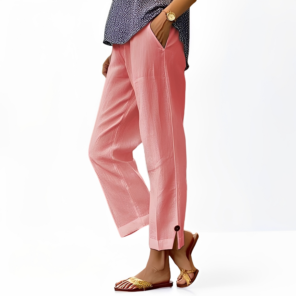 Kassia - Pantalones de estilo relajado