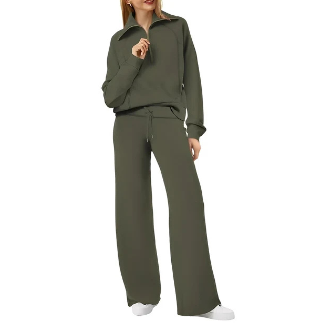 Cécile - Conjunto de pantalones cómodo