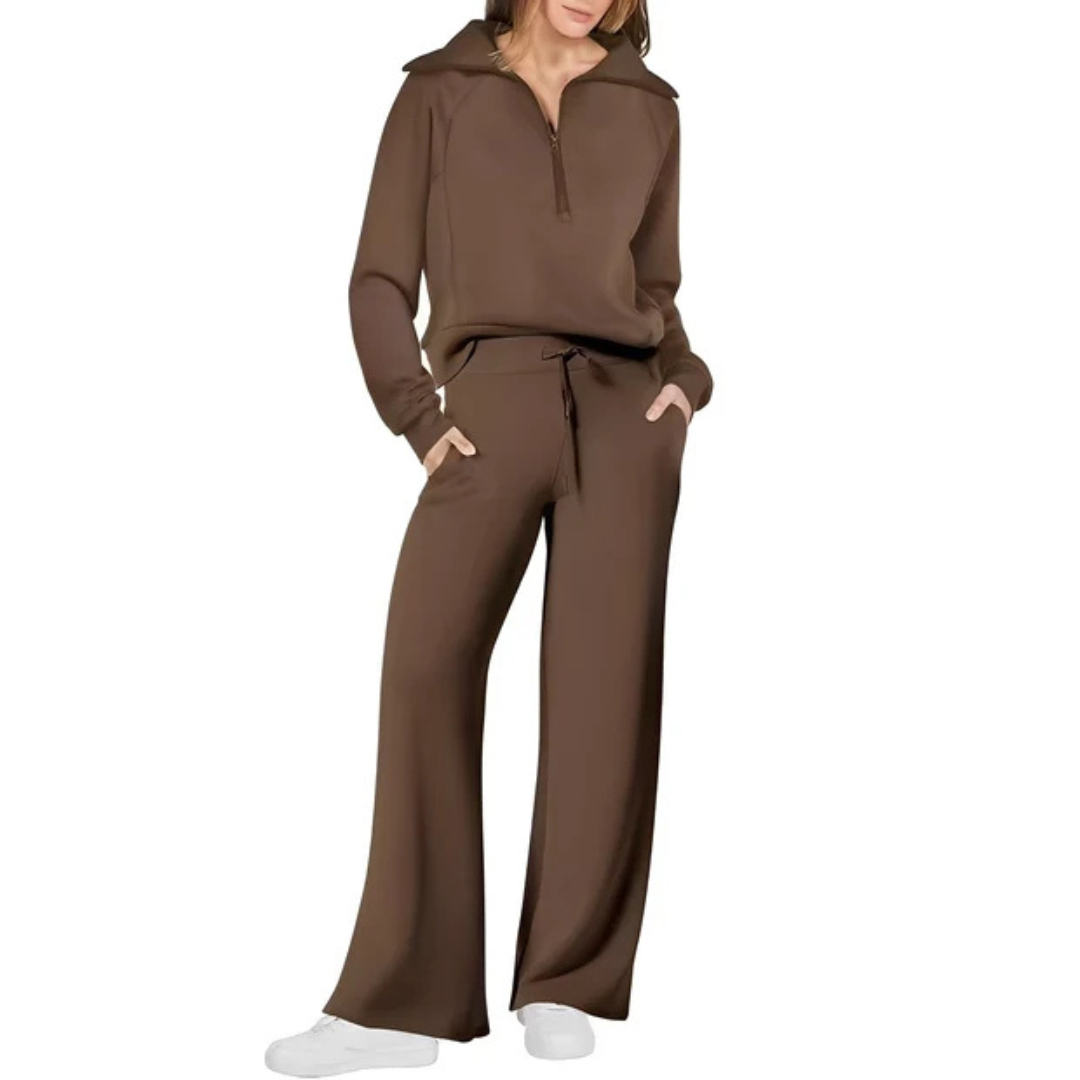 Cécile - Conjunto de pantalones cómodo