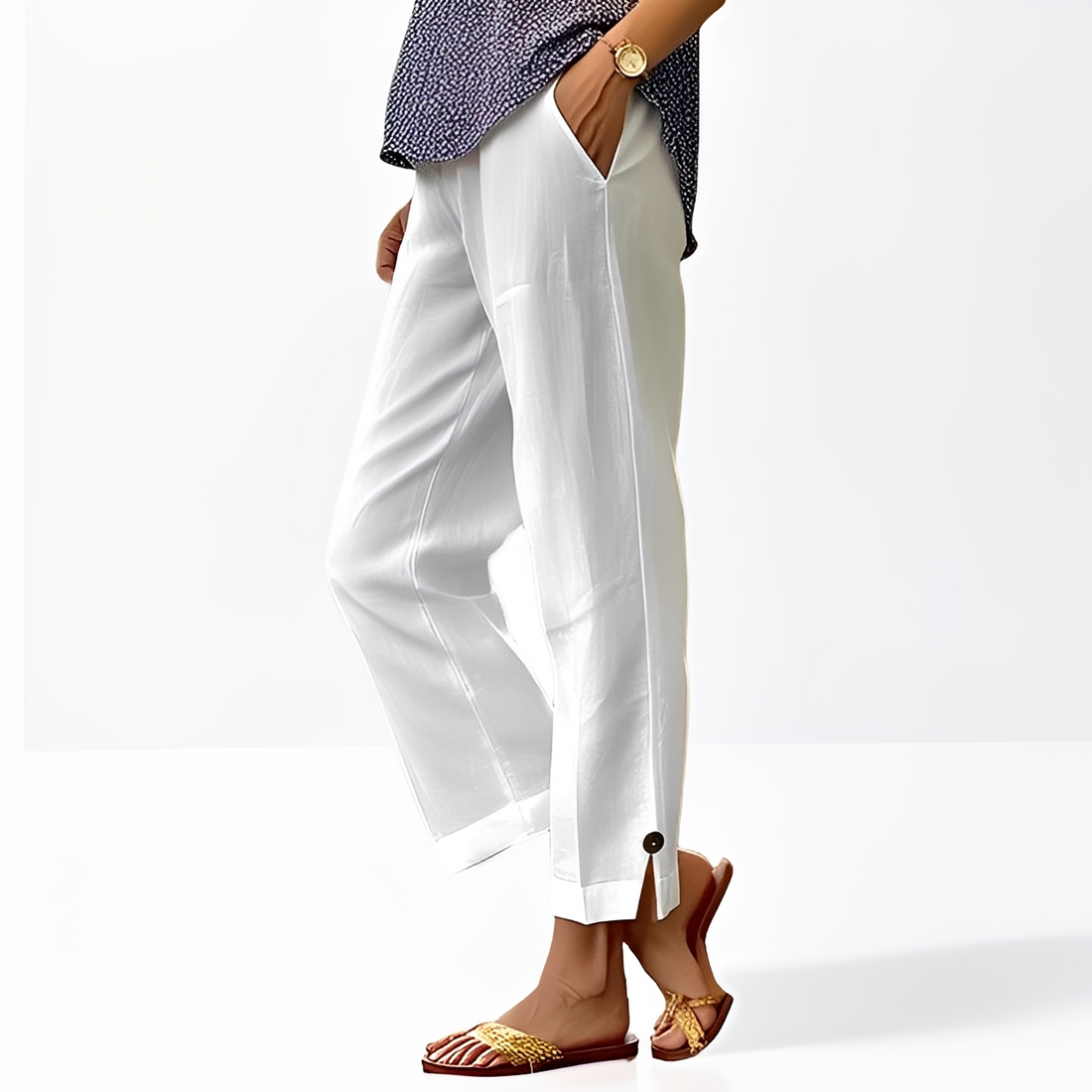 Kassia - Pantalones de estilo relajado