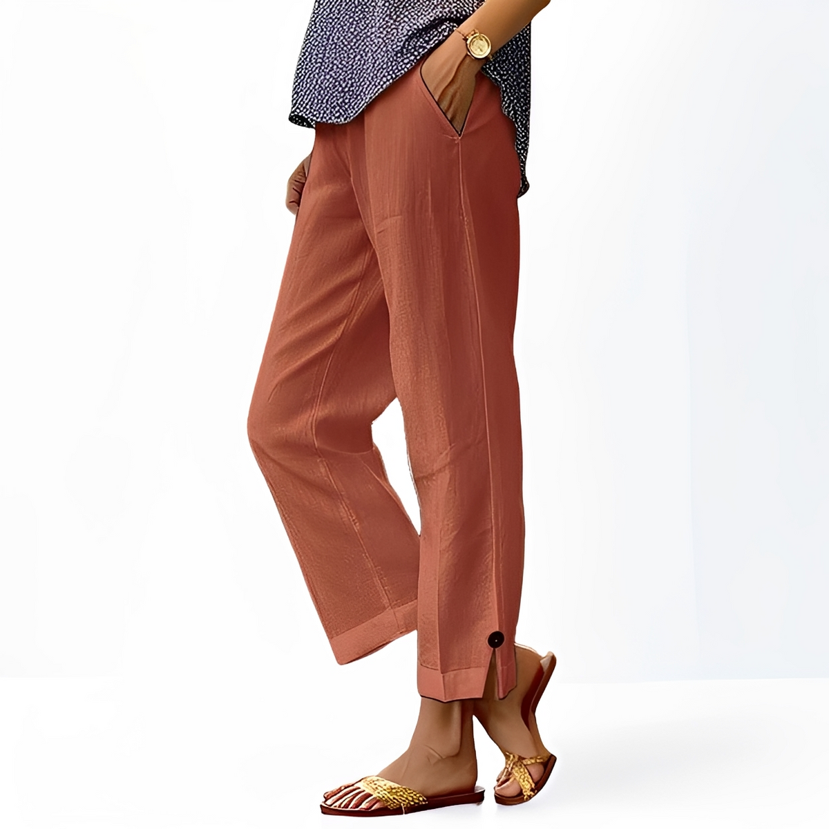 Kassia - Pantalones de estilo relajado