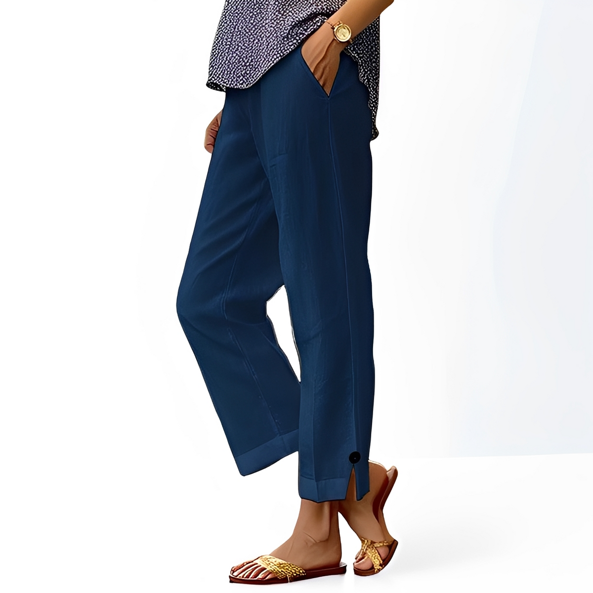 Kassia - Pantalones de estilo relajado