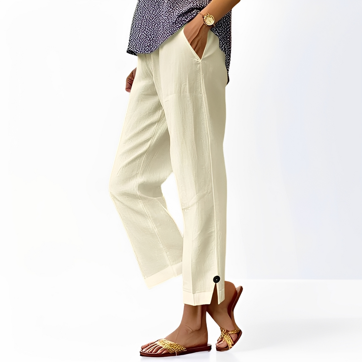 Kassia - Pantalones de estilo relajado
