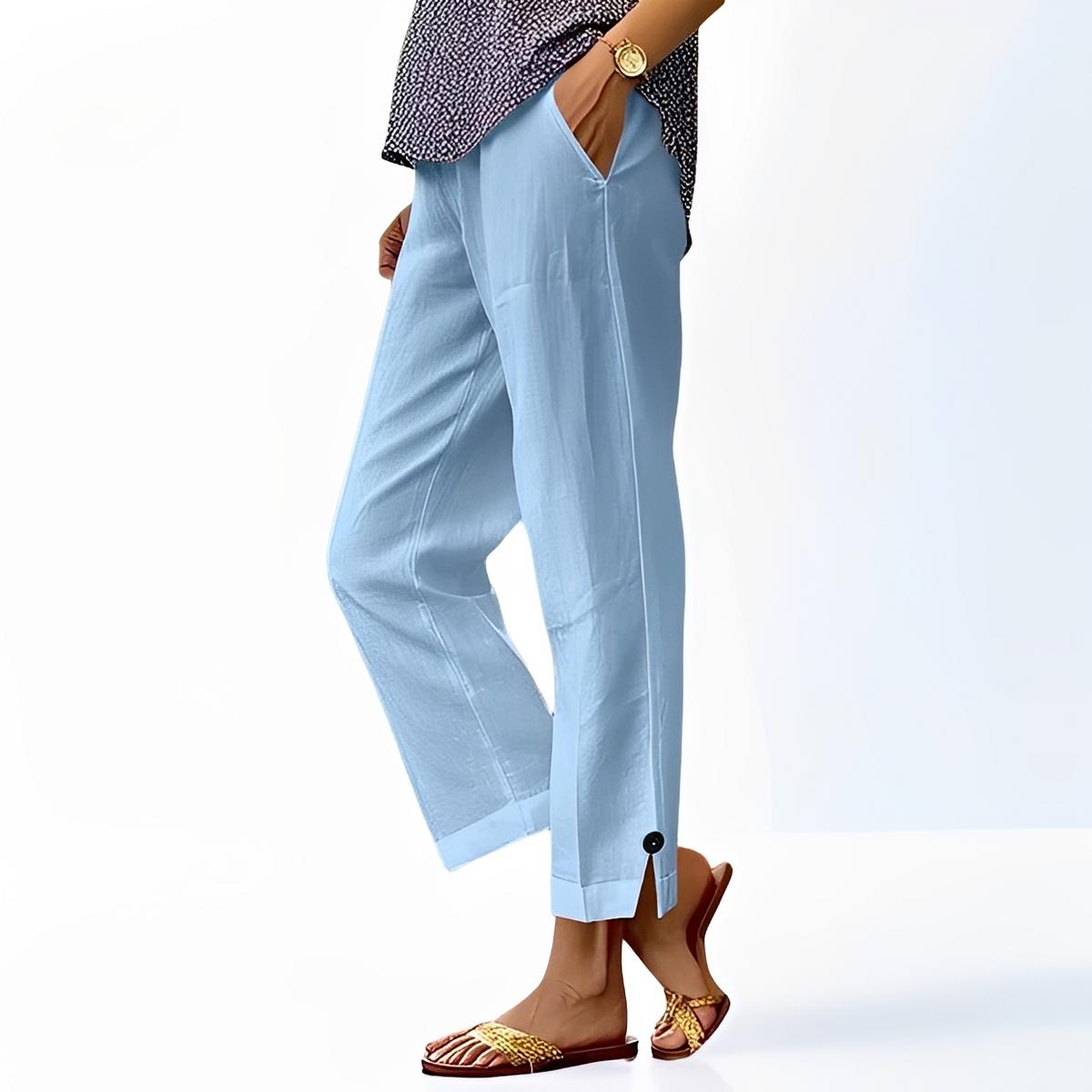 Kassia - Pantalones de estilo relajado