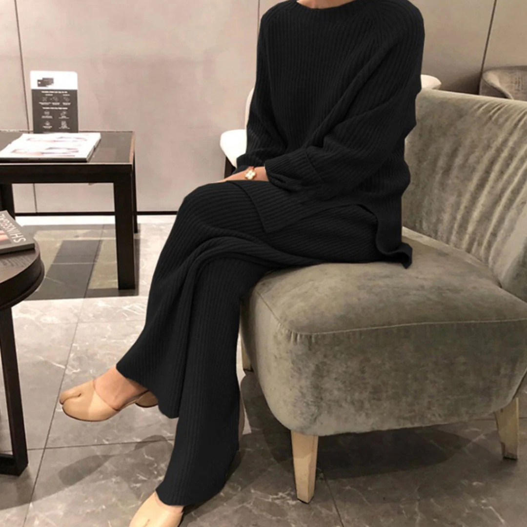 Samantha - Set elegante de suéter y pantalón