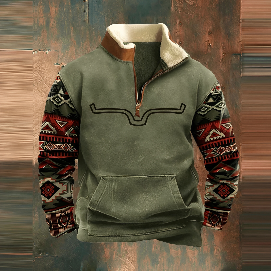 Celio - Chaqueta sofisticada con media cremallera