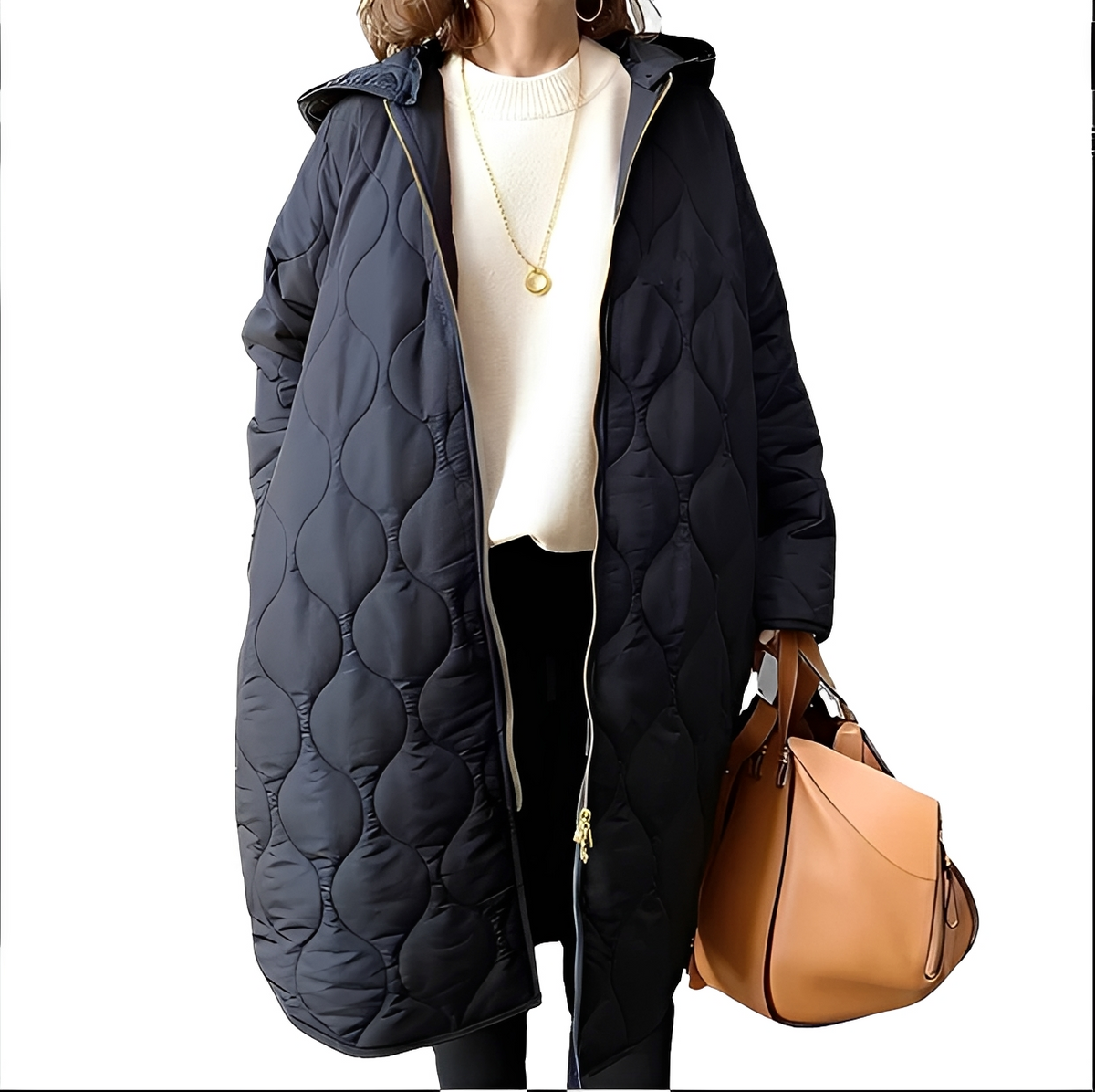 Krystine - Chaqueta cómoda con capucha
