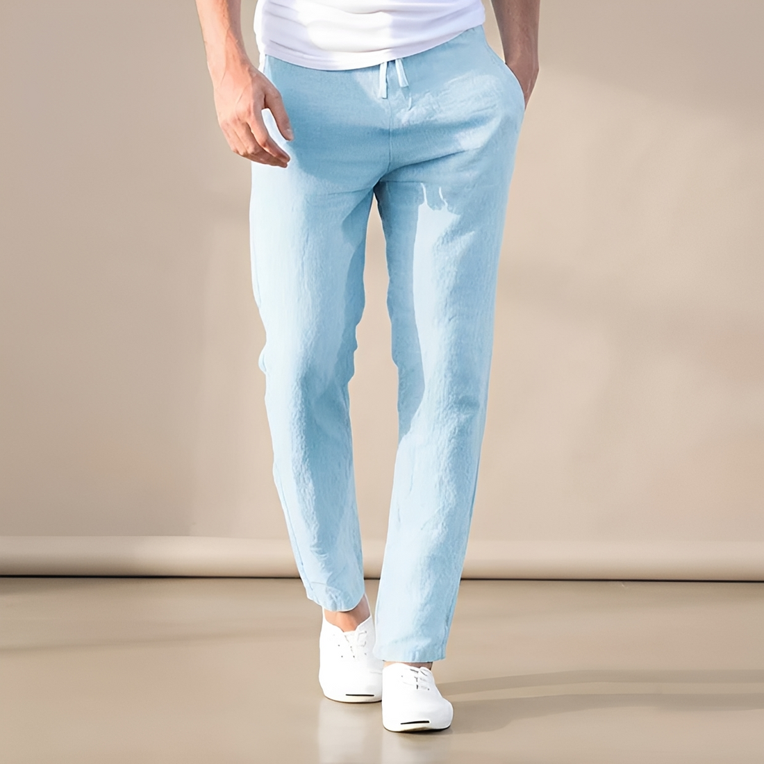Immanuel - Pantalones con cordón, confortables