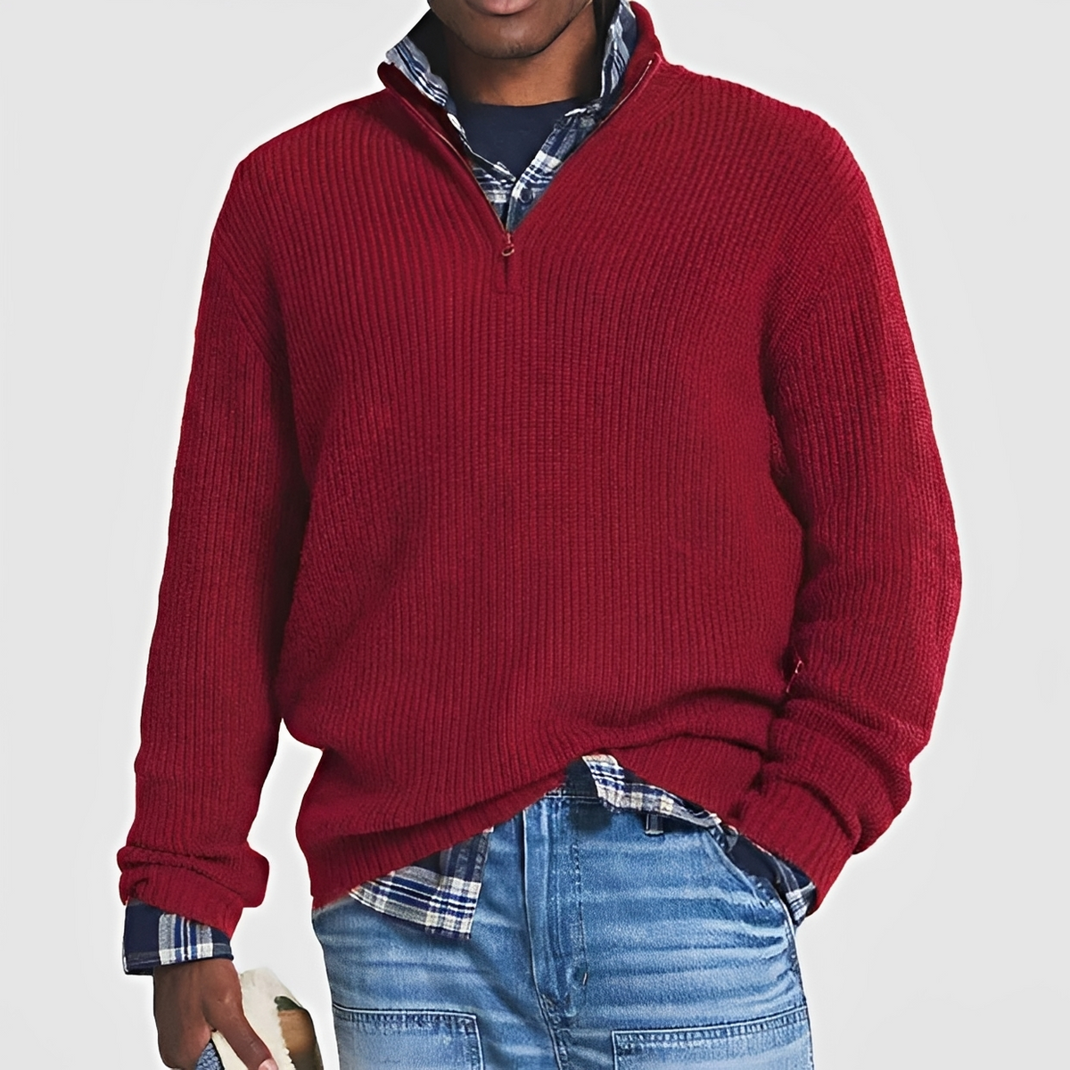Constantine - Jersey abrigado con media cremallera