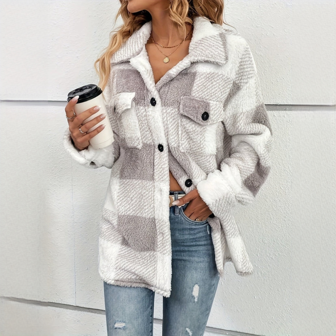 Alice - Chaqueta elegante y esponjosa