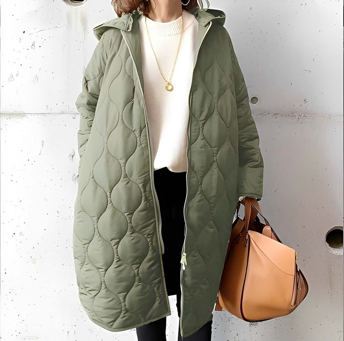 Krystine - Chaqueta cómoda con capucha