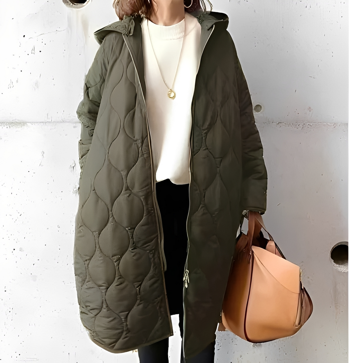 Krystine - Chaqueta cómoda con capucha