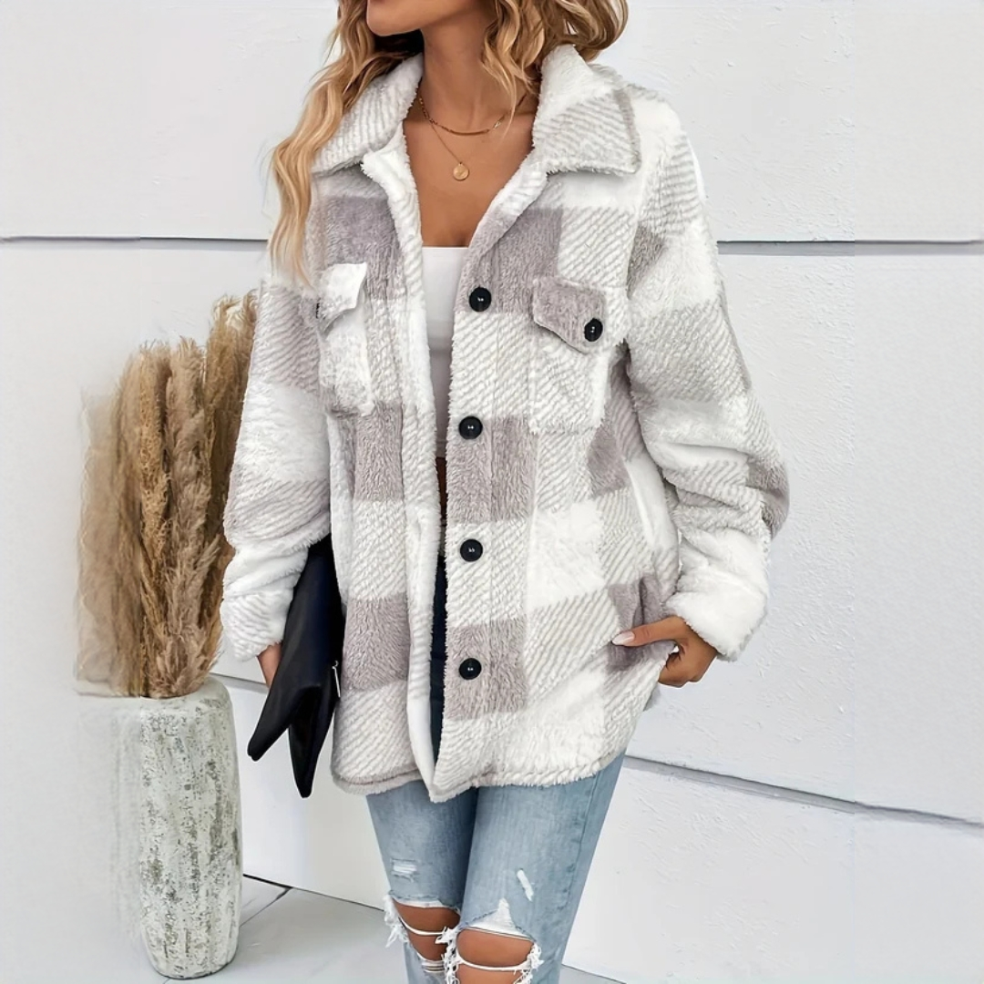 Alice - Chaqueta elegante y esponjosa