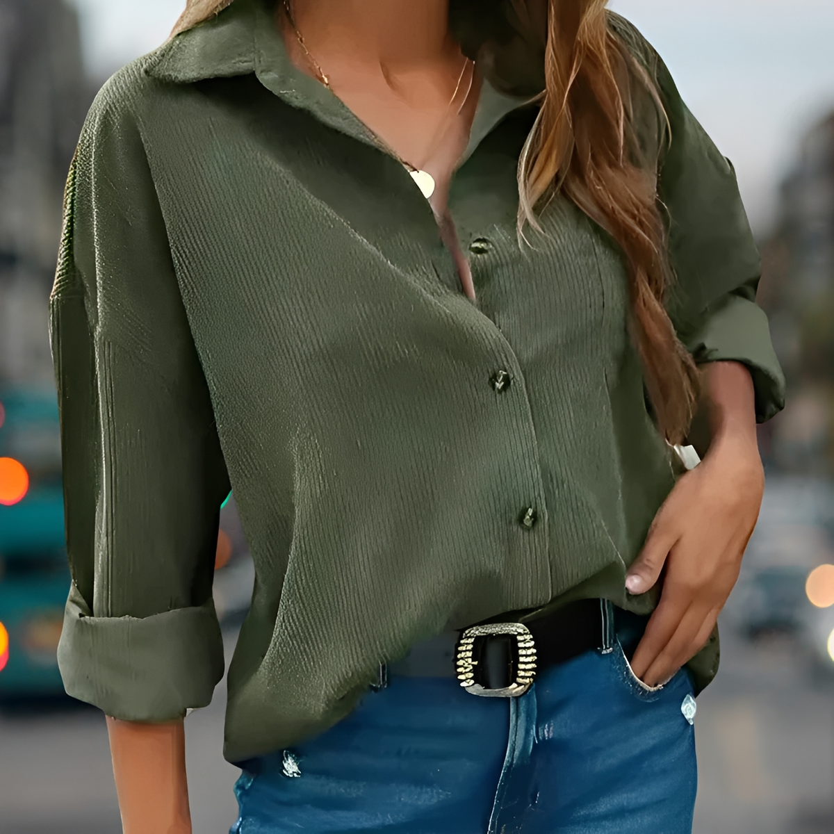 Wendela - Blusa elegante de corte suelto