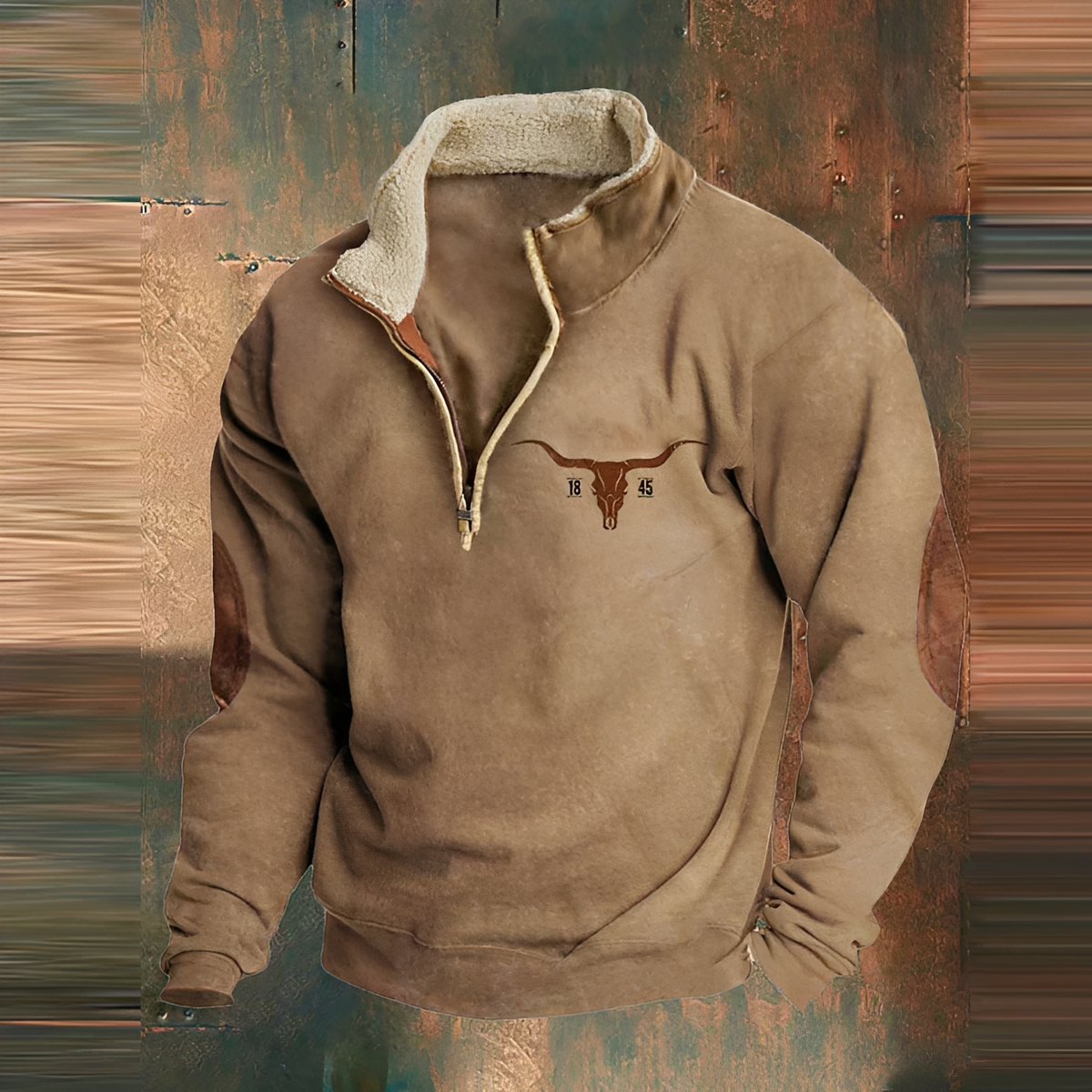Celio - Chaqueta sofisticada con media cremallera