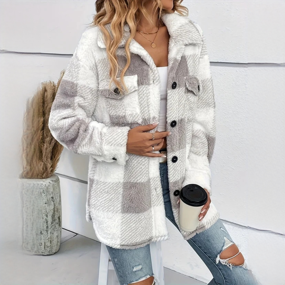 Alice - Chaqueta elegante y esponjosa